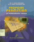 Proposal  Penelitian Diperguruan Tinggi