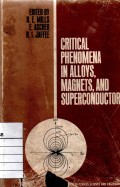 Critical Phenomena In Alloys Magnets And Superconductors