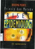 Prinsip Dan Metode Riset Epidemiologi