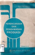 Perencanaan Dan Pengawasan Produksi