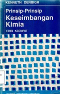 Prinsip - Prinsip Keseimbangan Kimia, Edisi Keempat