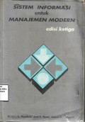 Sistem Informasi Untuk Manajemen Modern