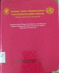 Pedoman Teknis Penanggulangan Krisis Kesehatan Akibat Bencana